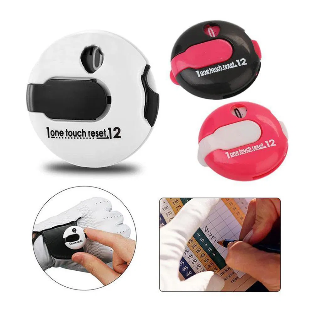 Mini Golf Score Counter Scorekeeper Scoring Tool Clip-on Glove Black Accessory Ez30647