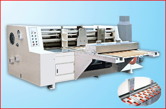 Semi-Auto Rotary Slotting Creasing Machine, with Auto Feeding