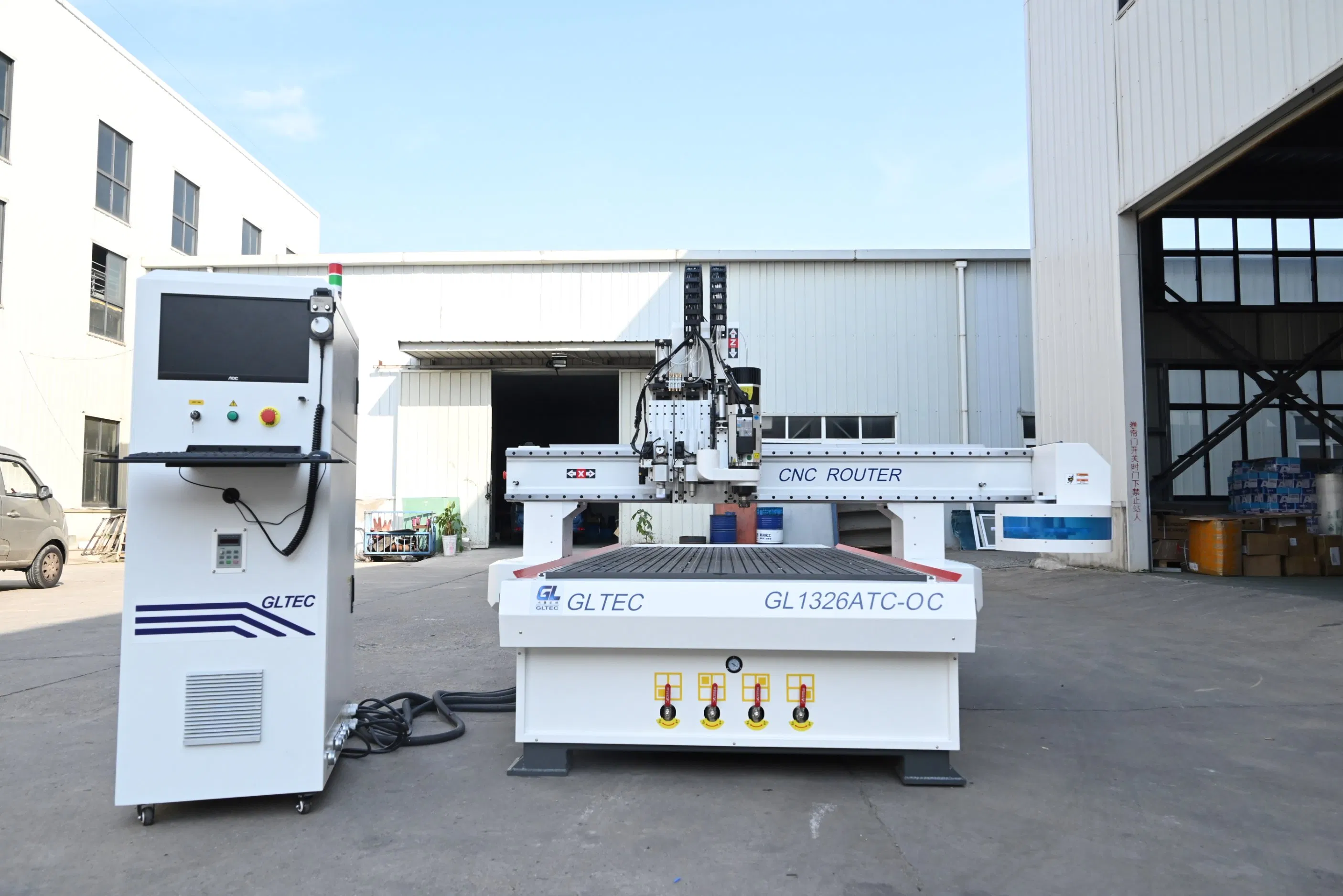 Knife Cutting Machine with Atc Eot for Acrylic MDF Cardboard Hollow Board