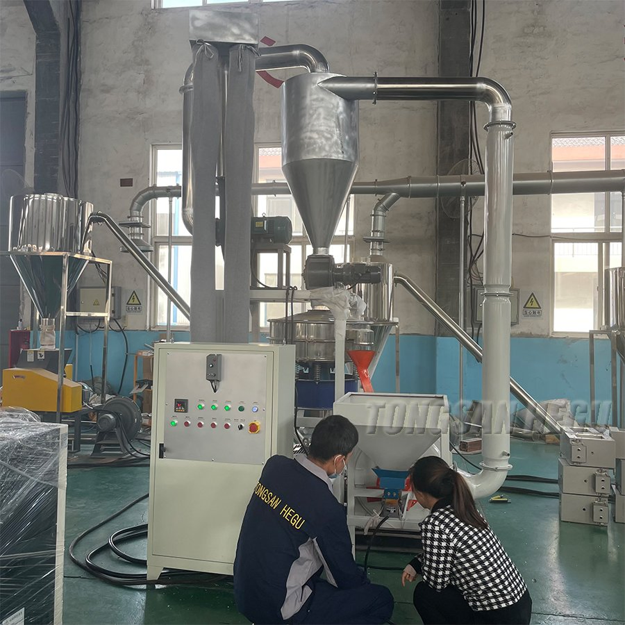 Waste PVC Plastic Crusher Wasted PVC WPC Grinder