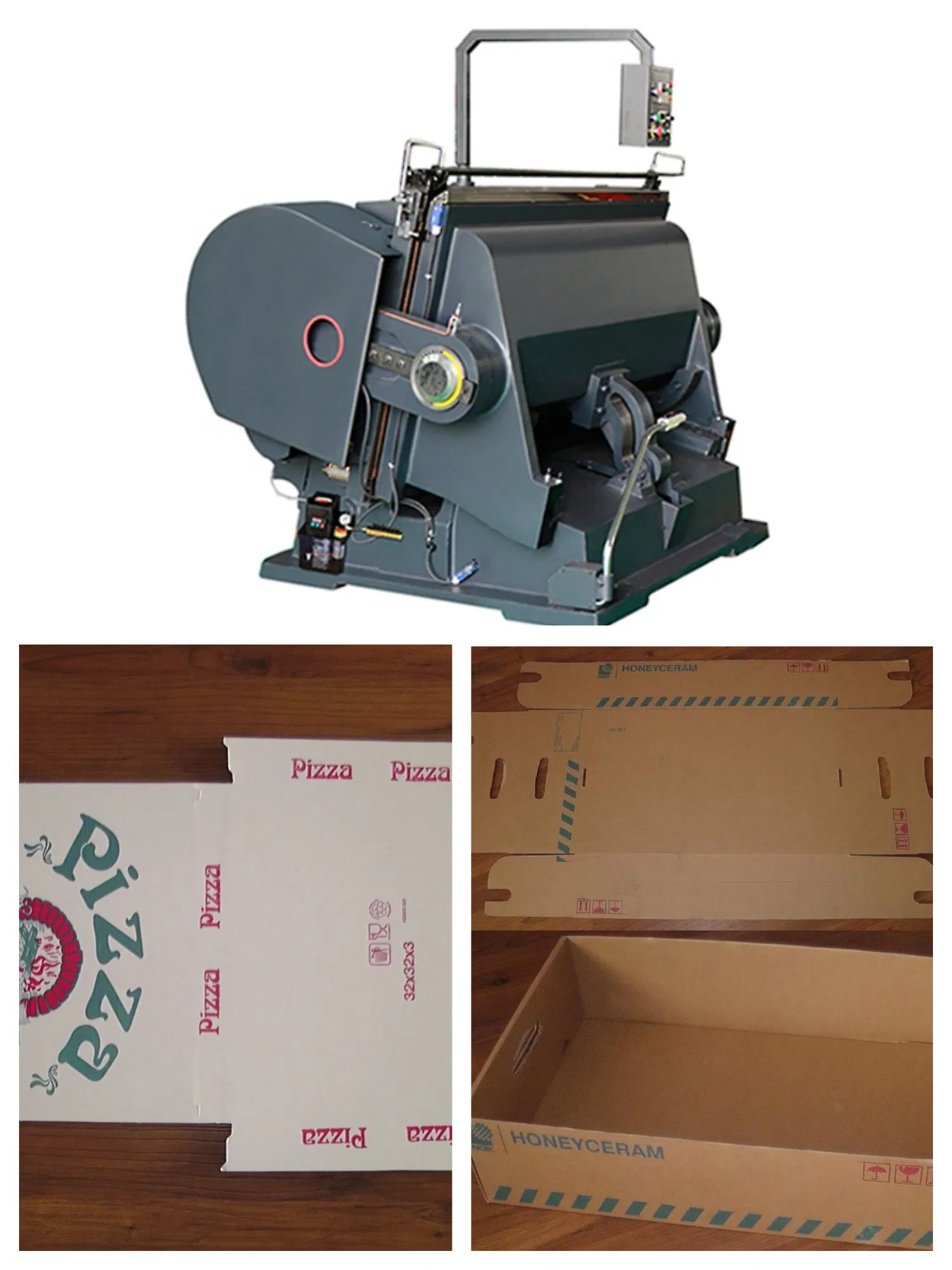 Manual Flatbed Paper Die Cutting and Creasing Machine, Cardboard Flat Bed Die Cutter Punching Press