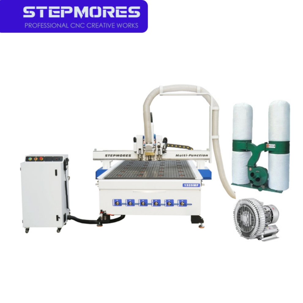 4X8FT Atc CNC Router with CCD Camera Vibrating Half Cutting Tangential Knife