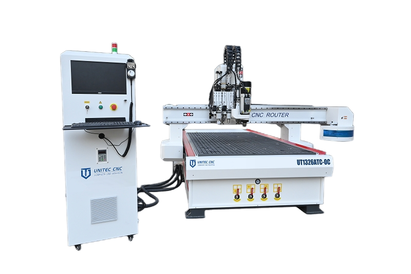 Aluminum Composite Wood MDF PVC Corrugated Board Foam Cardboard Oscillating Machine with Atc Eot Creasing