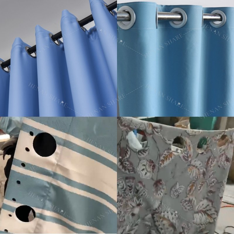 Hot Selling Curtain Eyelet Punching Machines Fabric Punching Perforating Machine Eyelet Punching Hole Machine for Ring Curtains