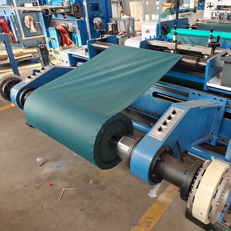 Coated Nonwoven Fabric Roll to Size Sheeting Cutting, Perforating Punching, Ultrasonic Heating Machine All in One for Medical TNT