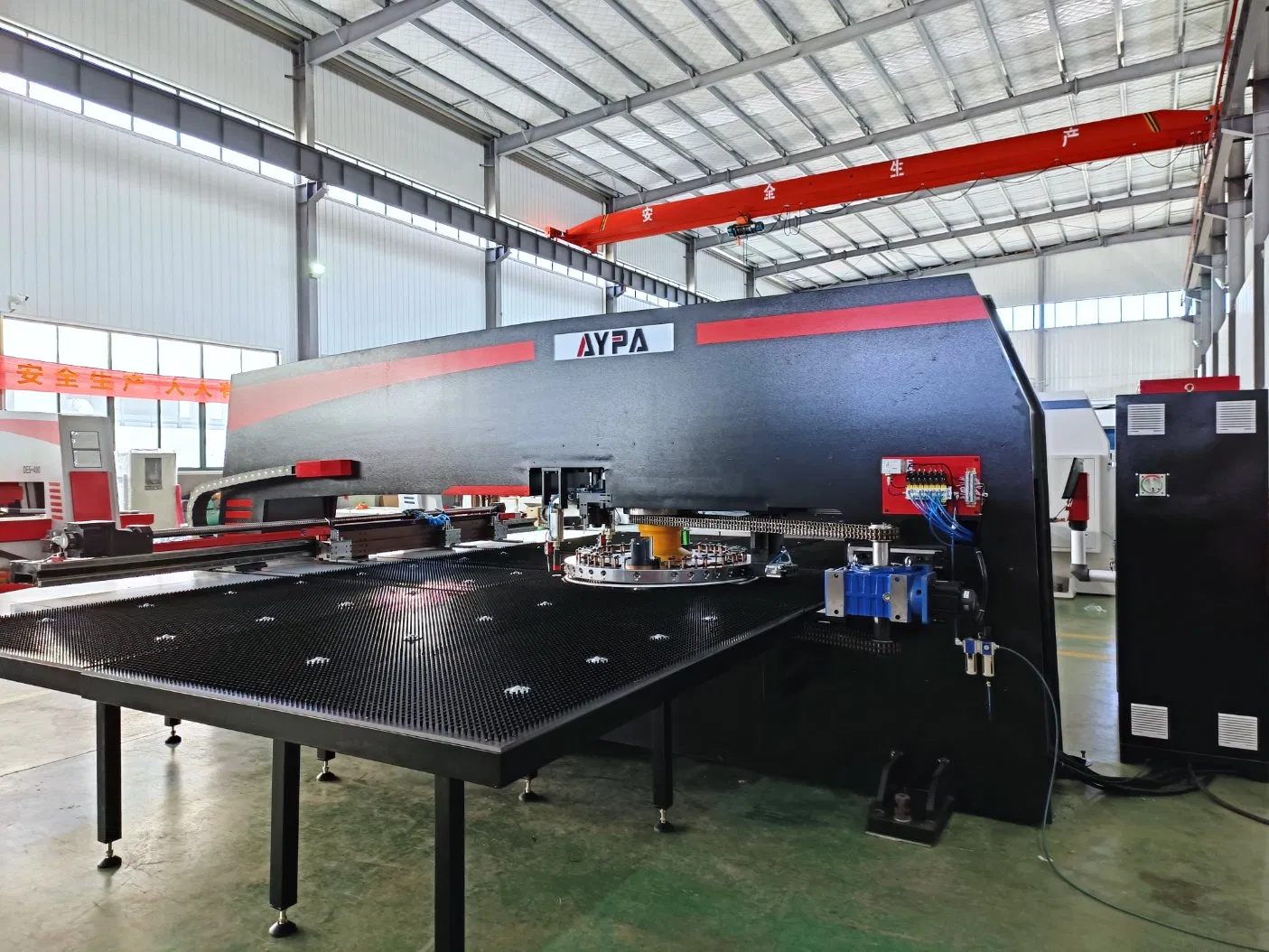 Automatic CNC Turret Perforate Metal Board Panel Plate Punching Cutting Bending Perforating Hole Machine Tools