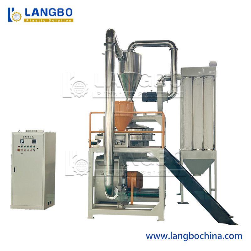 Plastic Pulverizer / Milling Machine for PP PE PVC ABS PC Pet
