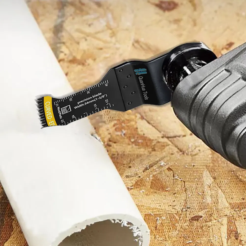 Wholesale Curved Cutting Oscillating Saw Blade High Frequency Welded for Wood Plastics Multi-Tool Kits