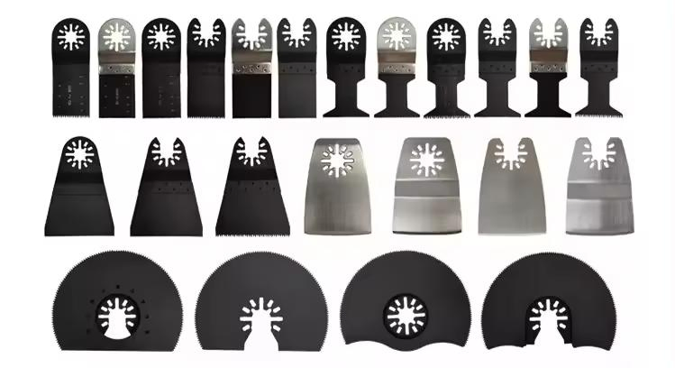 Jnz High Quality 34mm Oscillating Carbon Steel Saw Blade Multi-Function Cutting Tool Straight Saw Blade