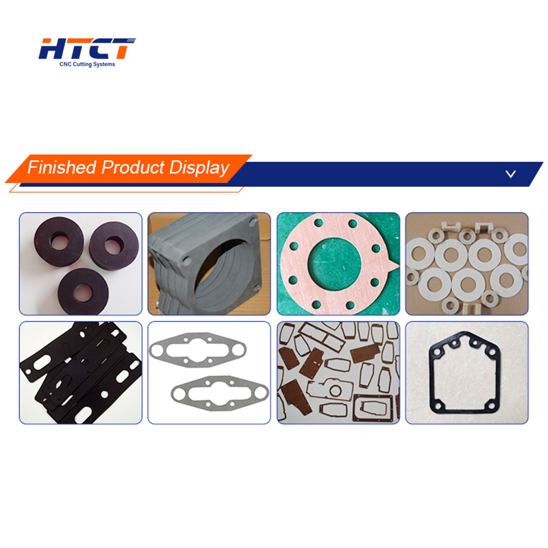 Fast Rubber PPE CNC Cutter Pump Pipeline Gasket Cutting Machine Computer Controlled Oscillating Knife