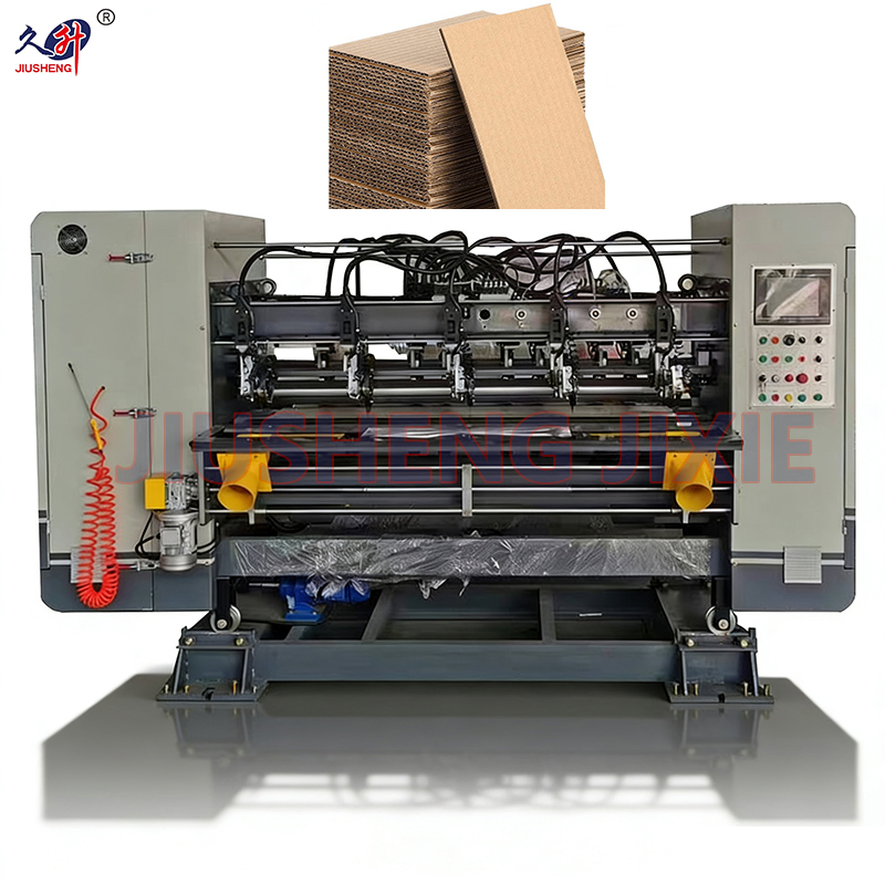 Fully Automatic Carton Box Making Machine Slotting Scoring Creasing Slitting Cutting