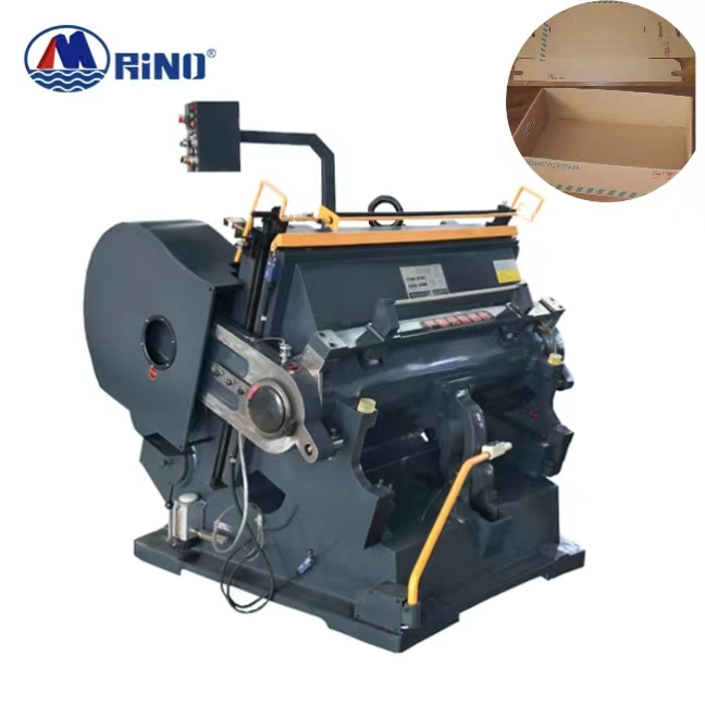 Manual Flatbed Paper Die Cutting and Creasing Machine, Cardboard Flat Bed Die Cutter Punching Press