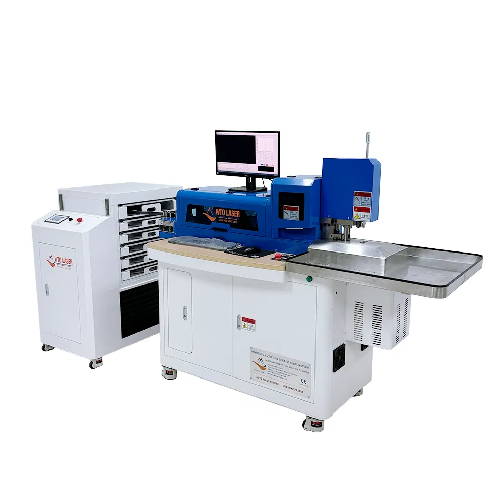 Auto Cutting Fold Creasing Bend Machine 4PT Bender for Die Cutting