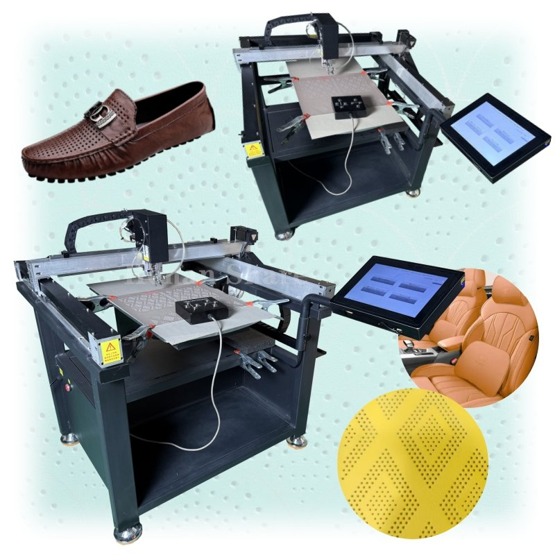 CNC Leather Car Seat Hole Punching Perforating Machine for Leather