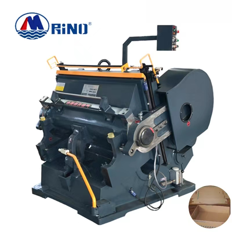 Manual Flatbed Paper Die Cutting and Creasing Machine, Cardboard Flat Bed Die Cutter Punching Press