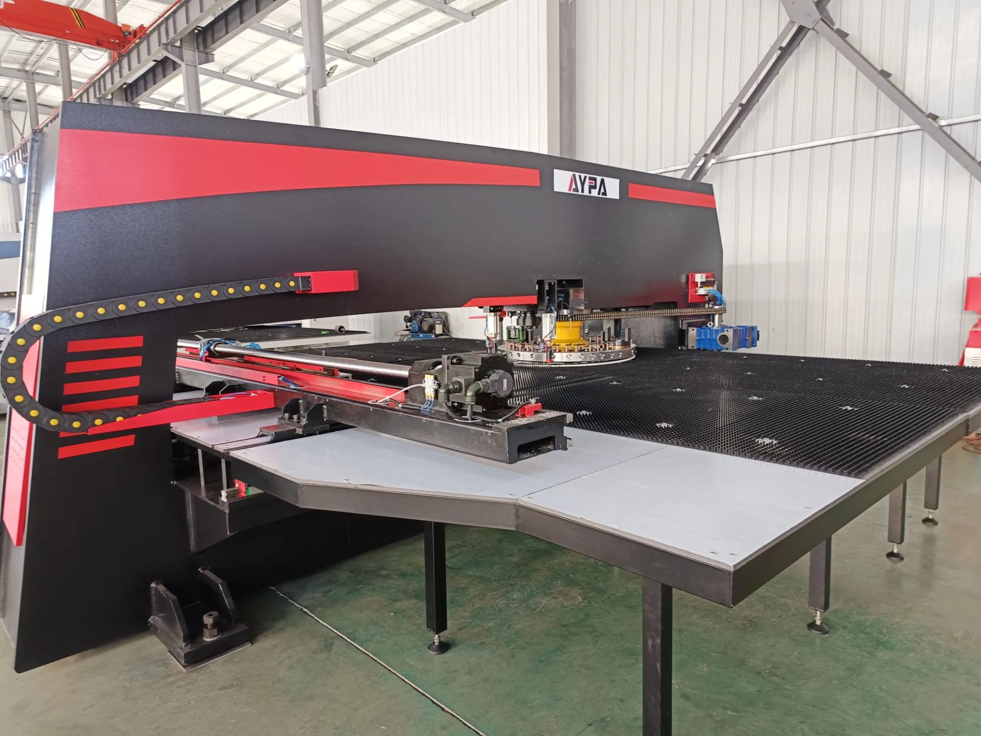 All-in-One CNC Embossing Tapping Shearing Engraving Perforating Metal Board Panel Plate Machine Tools