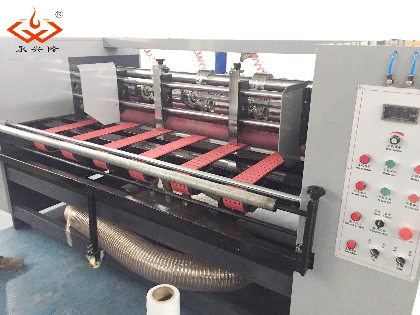 High Quality Automatic Paper Feeding Thin Knife Slitting and Creasing Corrugated Cardboard Machine