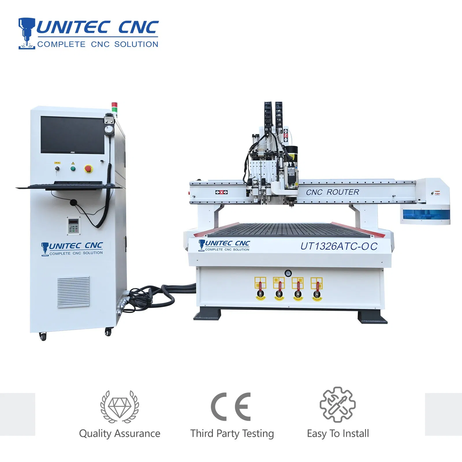 Multi Functional CNC Oscillating Machine with Eot Atc for Acrylic ACP Foam