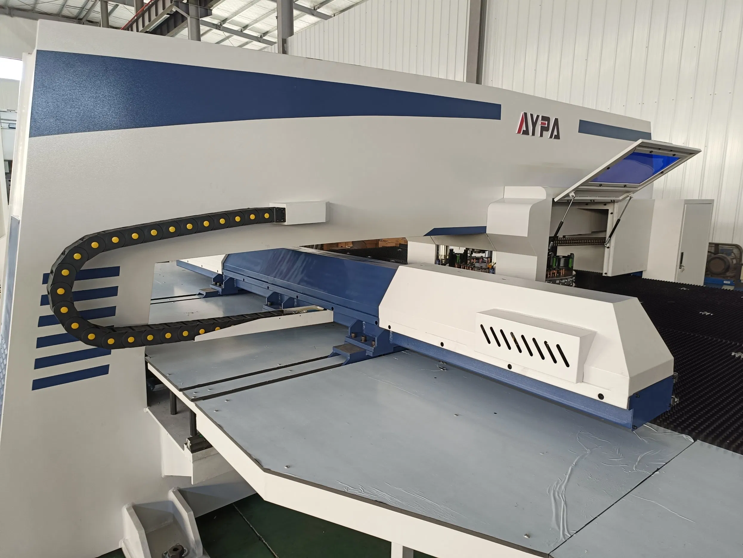 Automatic CNC Turret Metal Panel Perforating Machine Tools Perforate Complex Hole Stainless Steel Aluminum Alloy Pipe Tube Board