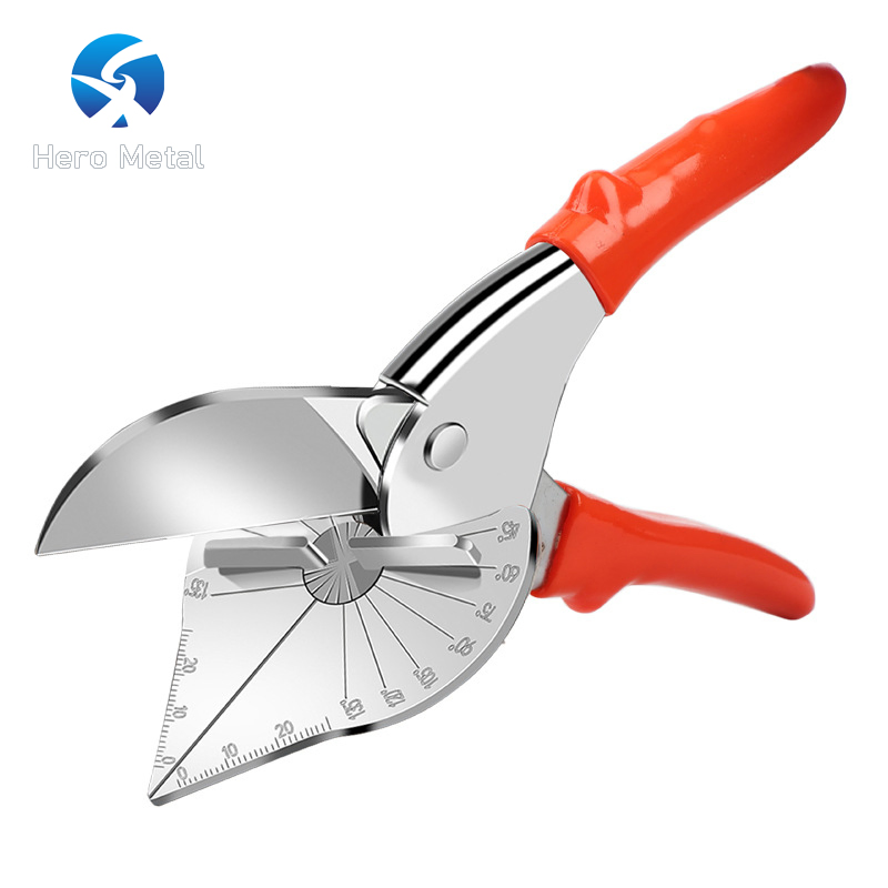 45-135 Miter Shears Multifunctional Adjustable for Cutting Various Shape Gasket Angle Shear Degree Trunking Scissors