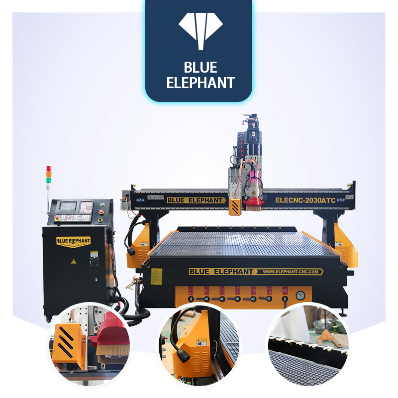High Precision Linear Atc CNC Engraving Machine 1530 2030 Wood MDF Foam Wood 3D Milling Machine
