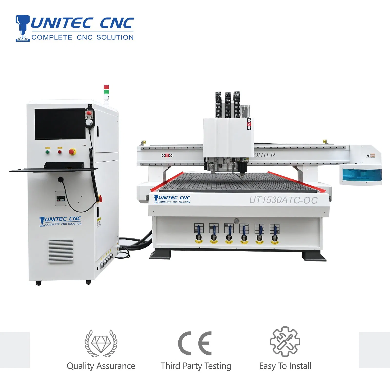 Factory Price Thick Acrylic Wood PVC Cardboard Corrugated Panel Digital Cutting Machine Atc Eot Pot V Cutter Knife Cutting Machine Digital Cutter CNC Machine