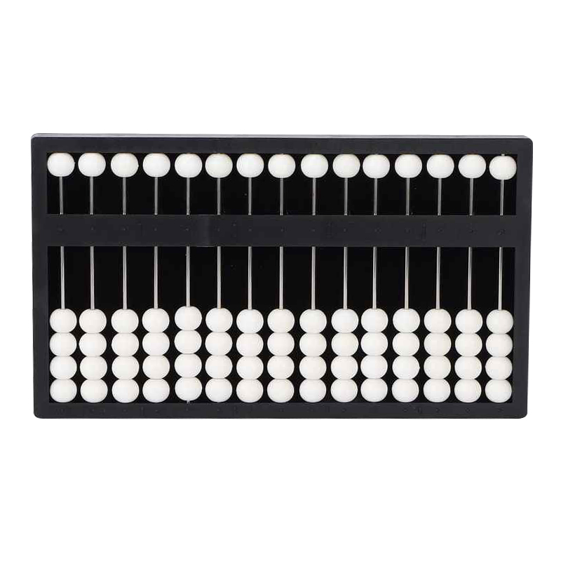 Portable Early Education Learning Tools 15 Lines Braille Abacus for The Low Vision and Elderly People Professional Blind Abacus