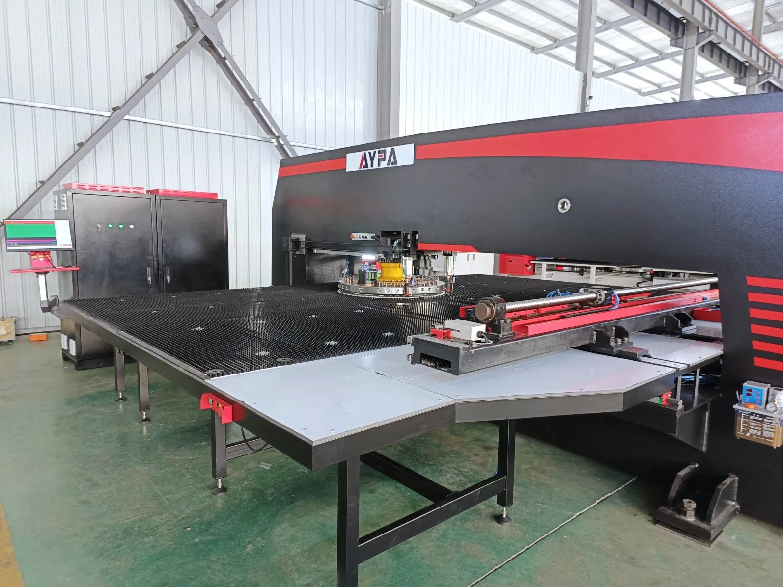 All-in-One CNC Embossing Tapping Shearing Engraving Perforating Metal Board Panel Plate Machine Tools