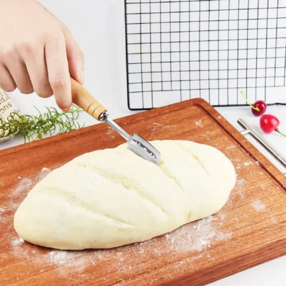 Bread Scoring Knife Lame with Replacement Blades Bread Dough Cutter Tool Kw010_12