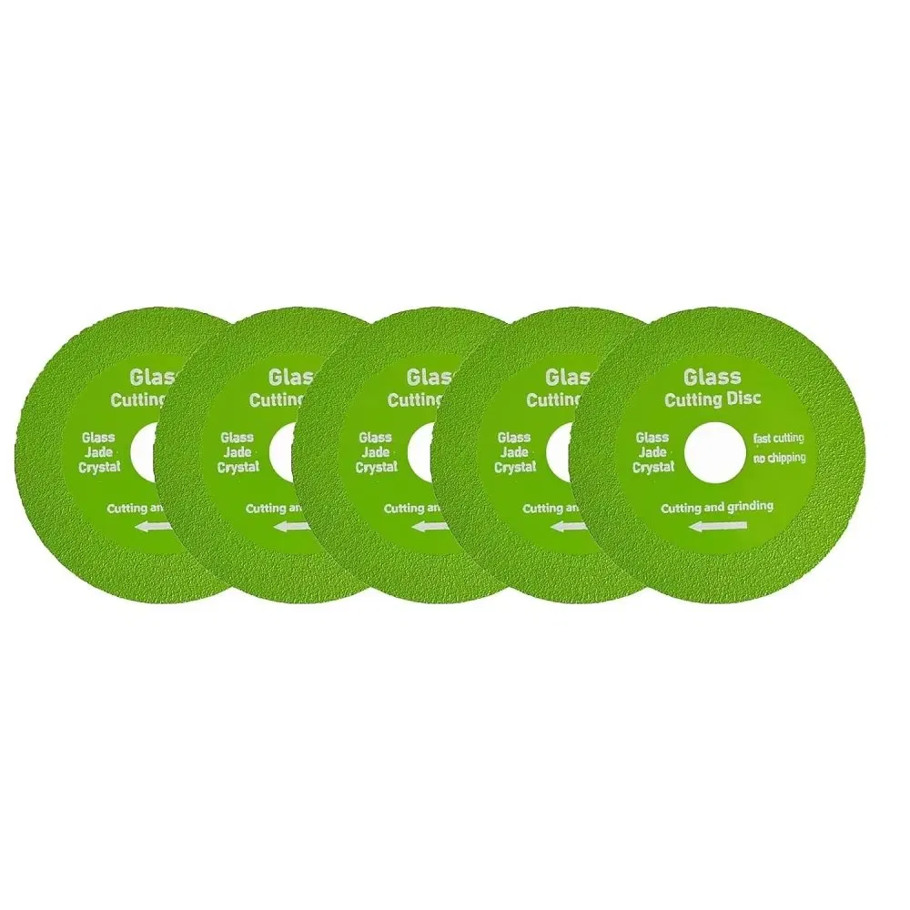 Glass Cutting Disc Compatible with All 4 Inch Model 100 Angle Grinder with 20mm to 5/8 Inch Inner Aperture Conversion Gasket