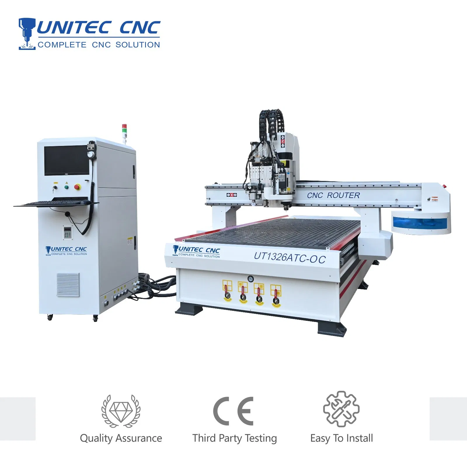 Multi Functional CNC Oscillating Machine with Eot Atc for Acrylic ACP Foam