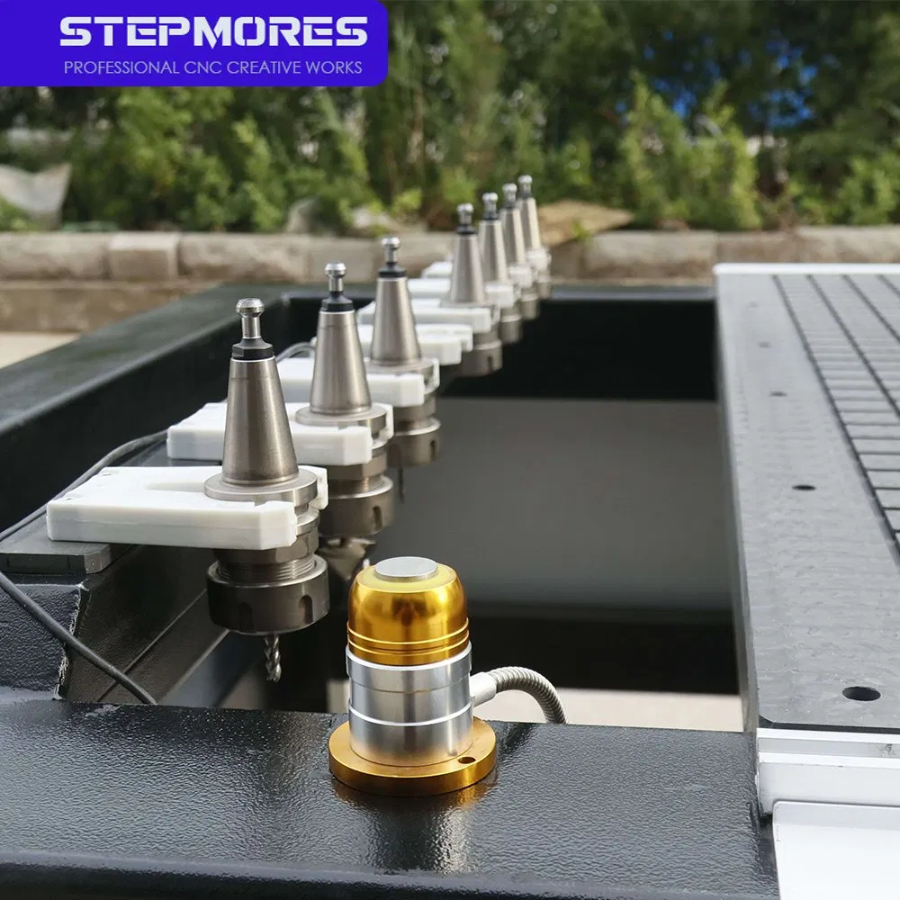 1325 4X8FT CCD Camera Atc Router CNC Tangential Oscillating Knife Cutting Machine