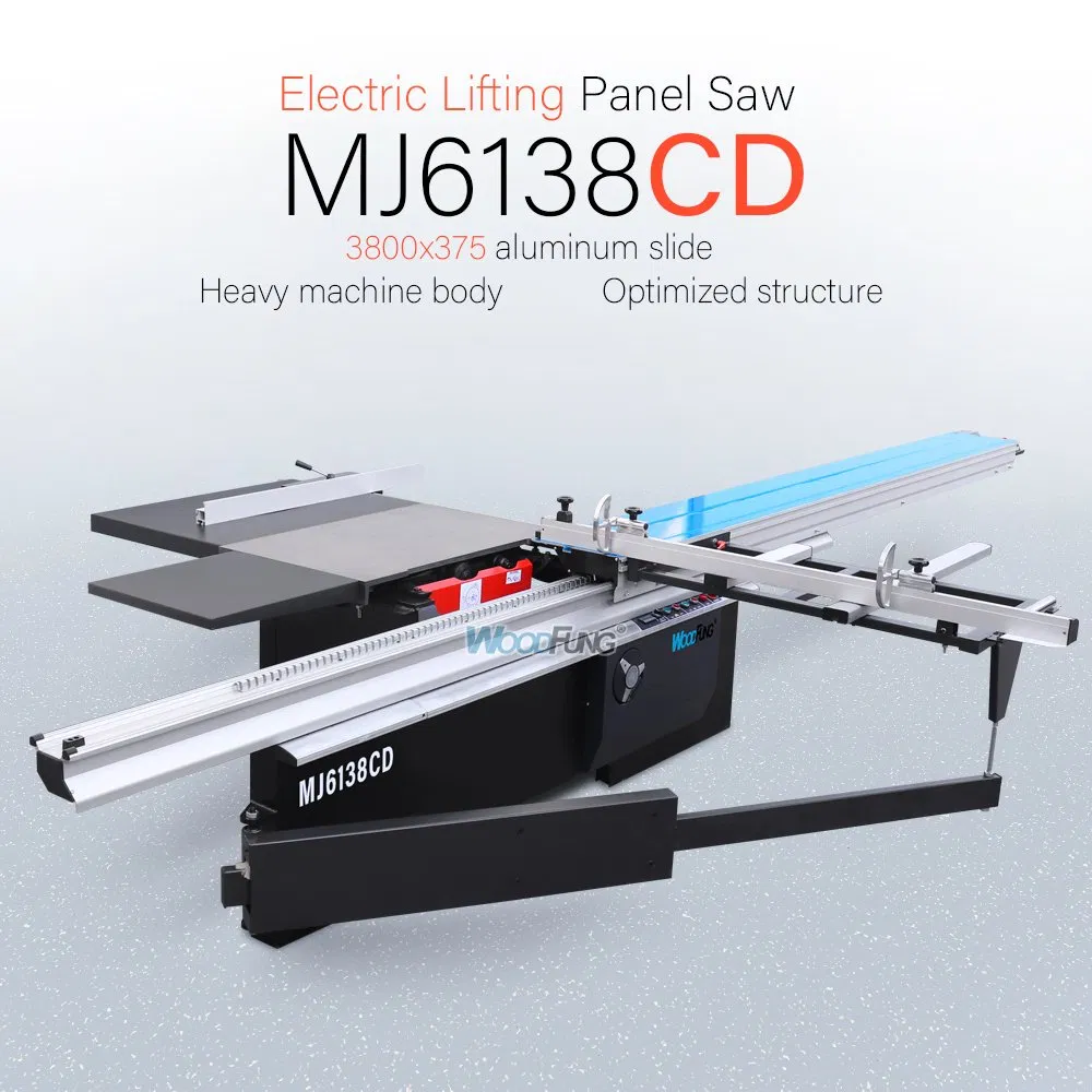 Industrial Woodworking Panel Saw Mj6138CD with Scoring Unit