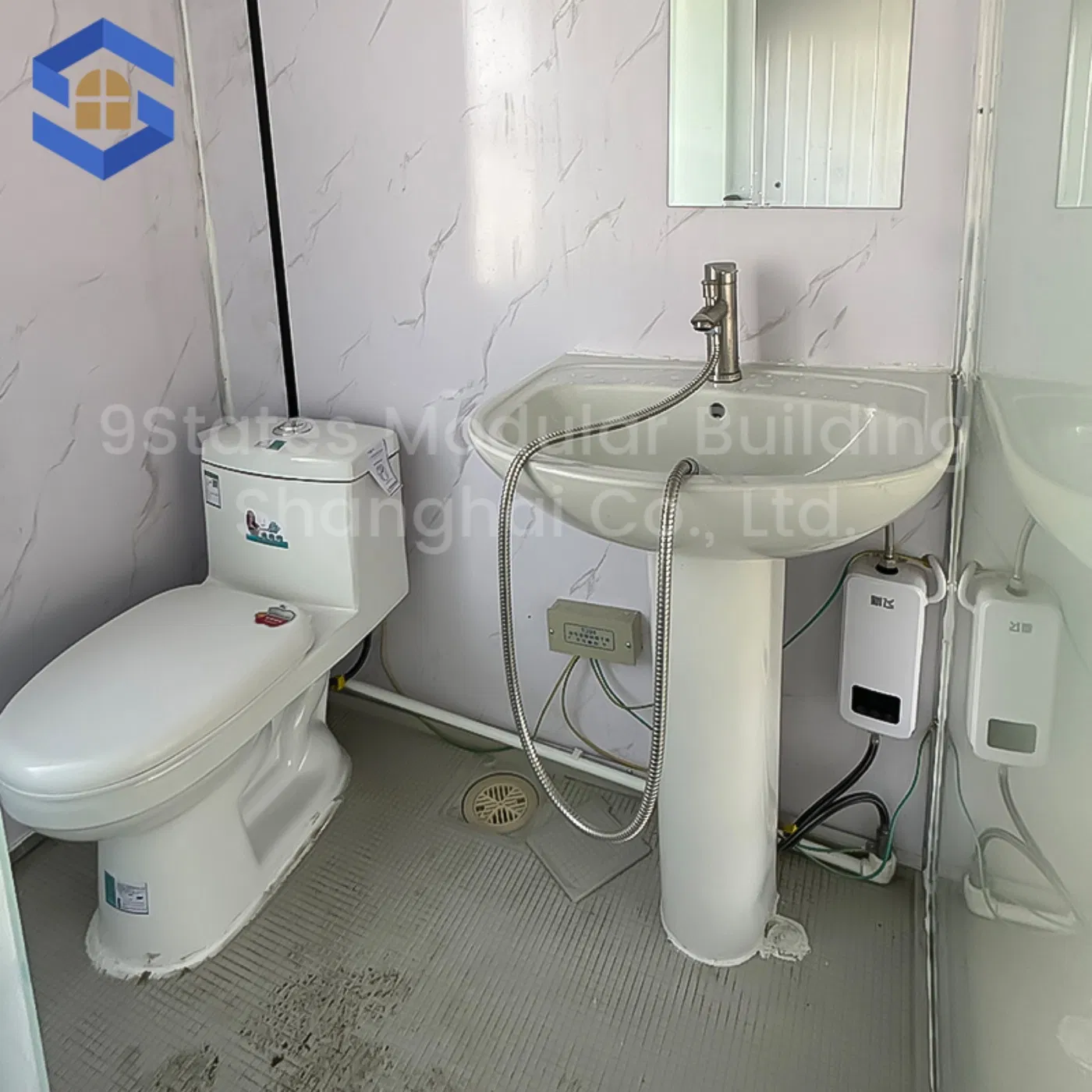 Seismic Rated Frame Tool-Free Assembly Prefab Container for Multilingual Signage Container Prayer Room