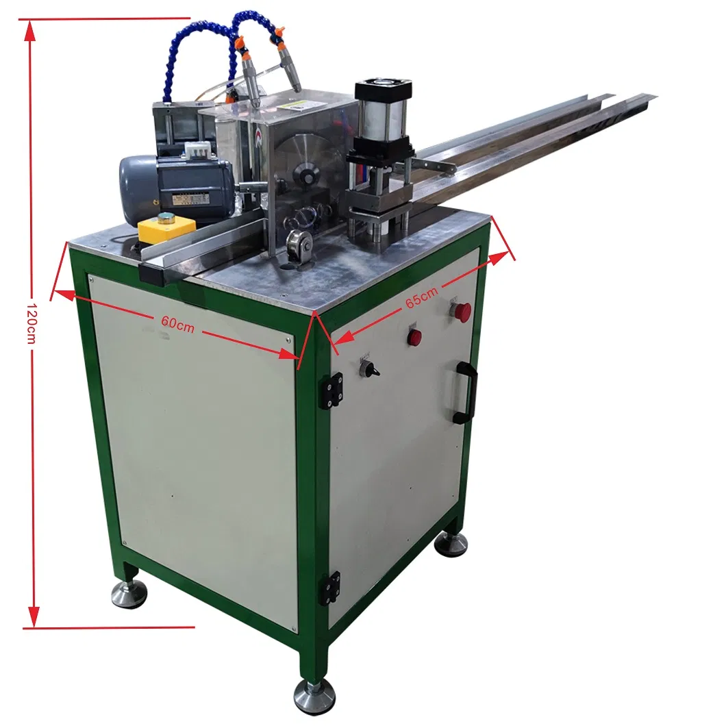 380V Refrigeration Glass Door Magnetic Strip PVC Rubber Gasket 45 Degree Automatic Cutting Machine Cutter