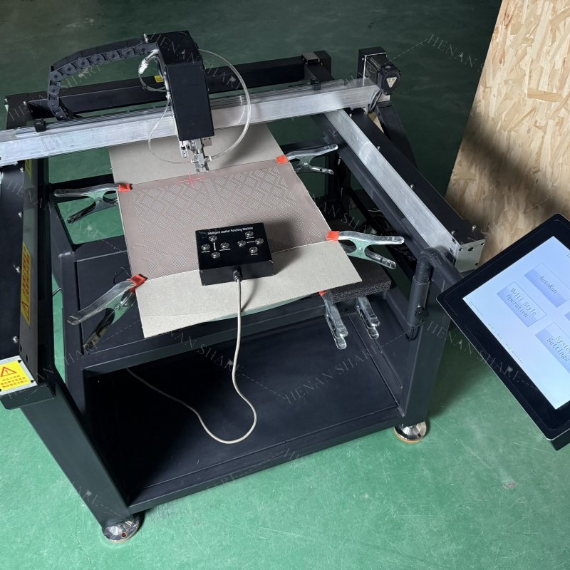 CNC Leather Car Seat Hole Punching Perforating Machine for Leather