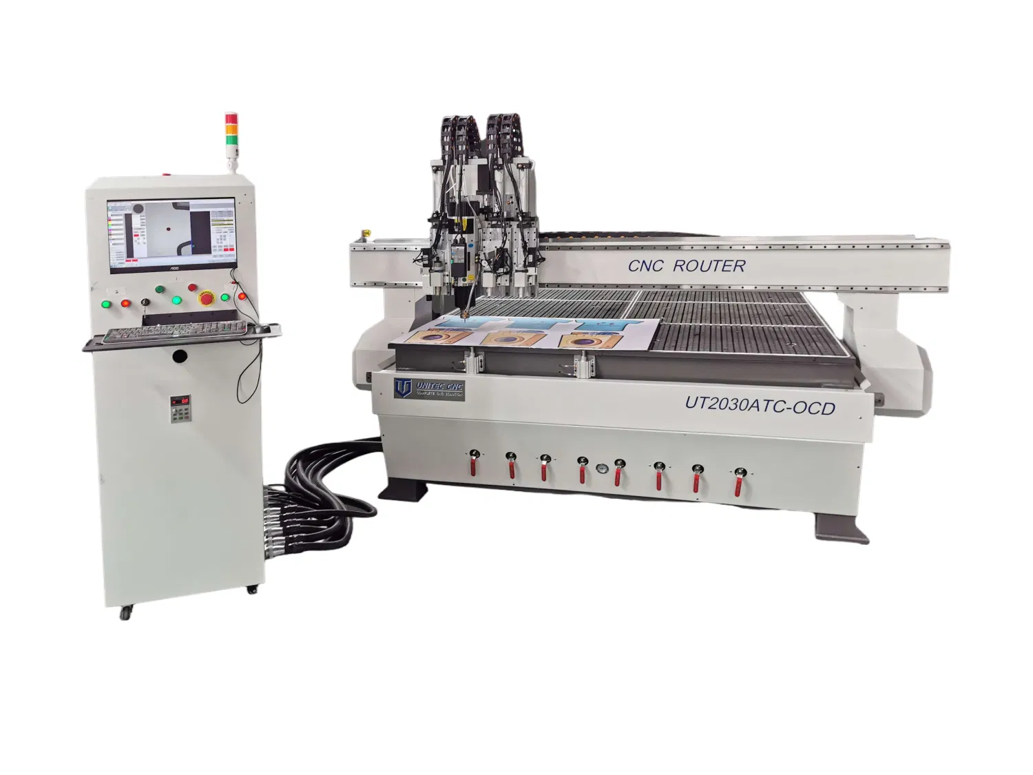 Multi Functions Knife Cutting Machine with CE Thick Acrylic PVC Wood ACP Cardboard Corrugated Sheet Atc Eot Creasing CCD