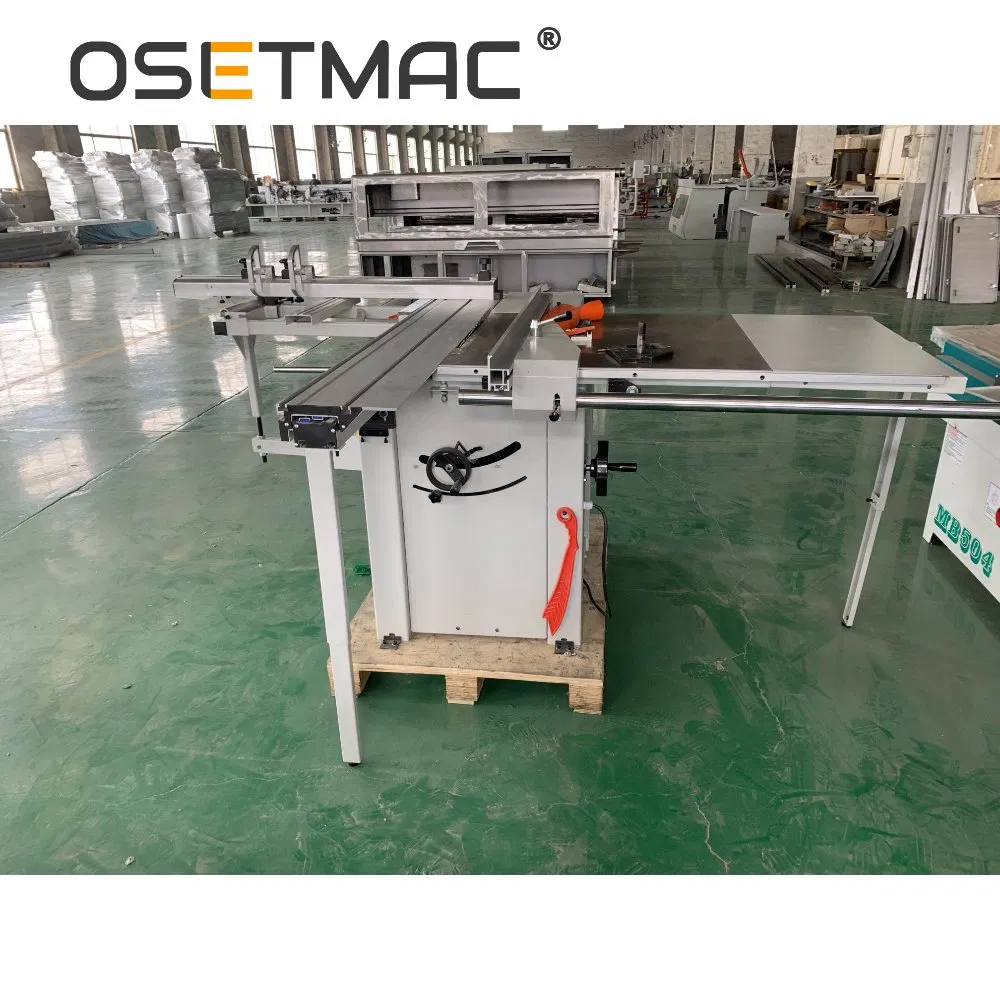 Industrial Small 1.6m Sliding Table Saw with Scoring Blade System