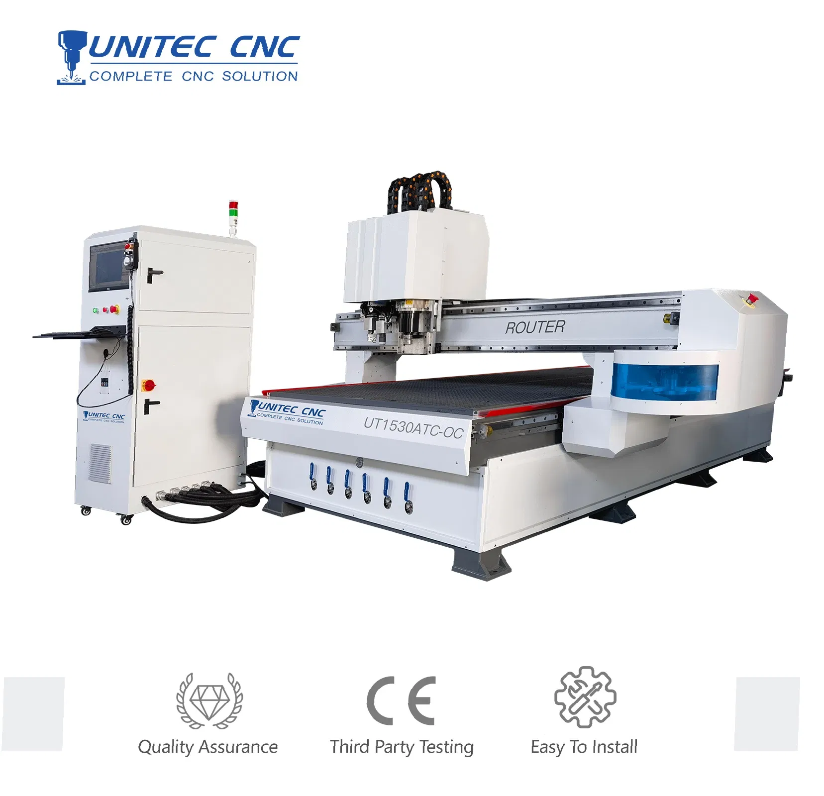 Factory Price Thick Acrylic Wood PVC Cardboard Corrugated Panel Digital Cutting Machine Atc Eot Pot V Cutter Knife Cutting Machine Digital Cutter CNC Machine