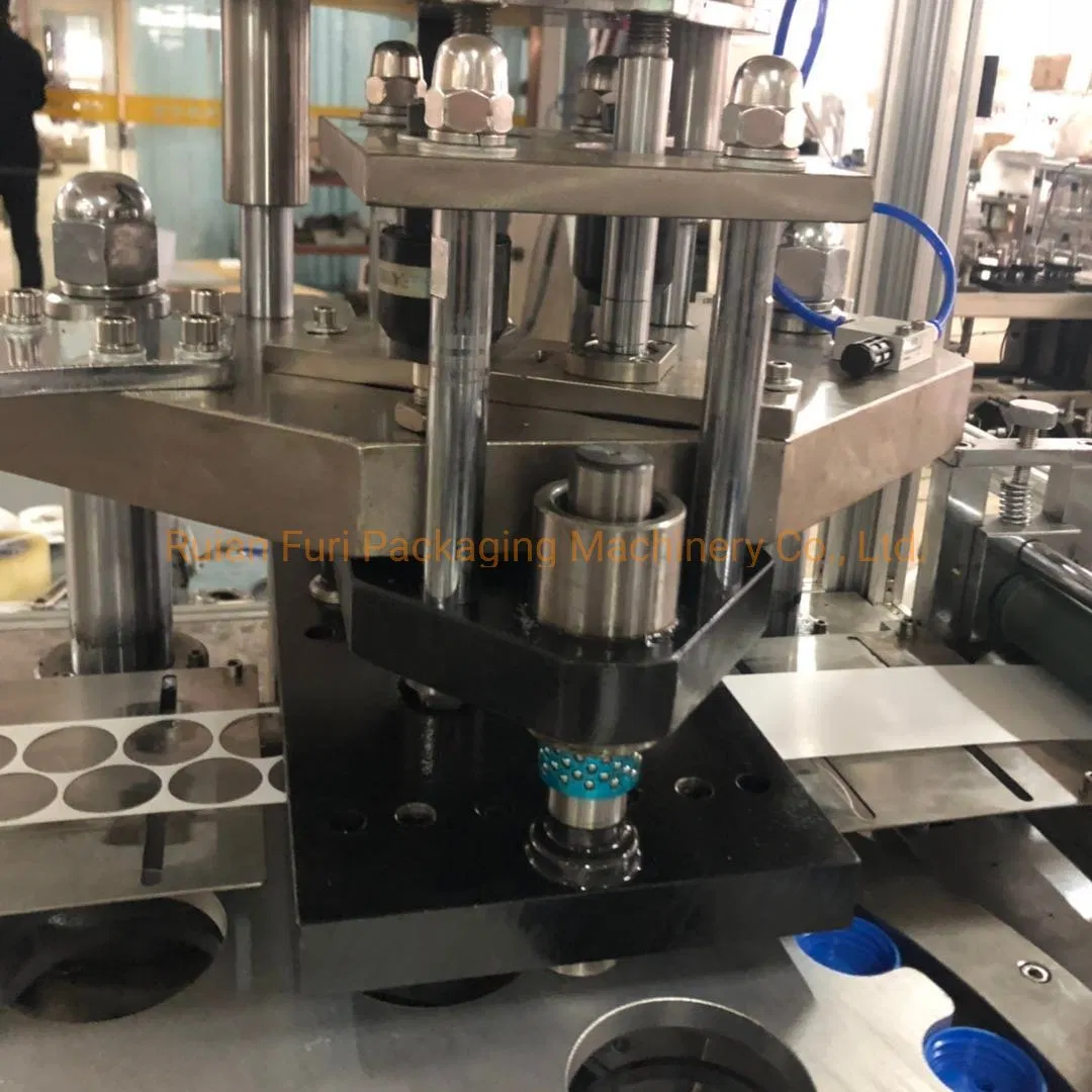 Automatic Cap Liner PE Foam Gasket Cutting/Punching and Inserting Machine