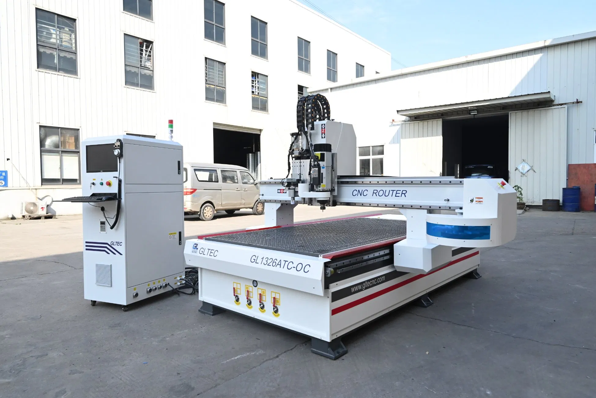 Knife Cutting Machine with Atc Eot for Acrylic MDF Cardboard Hollow Board