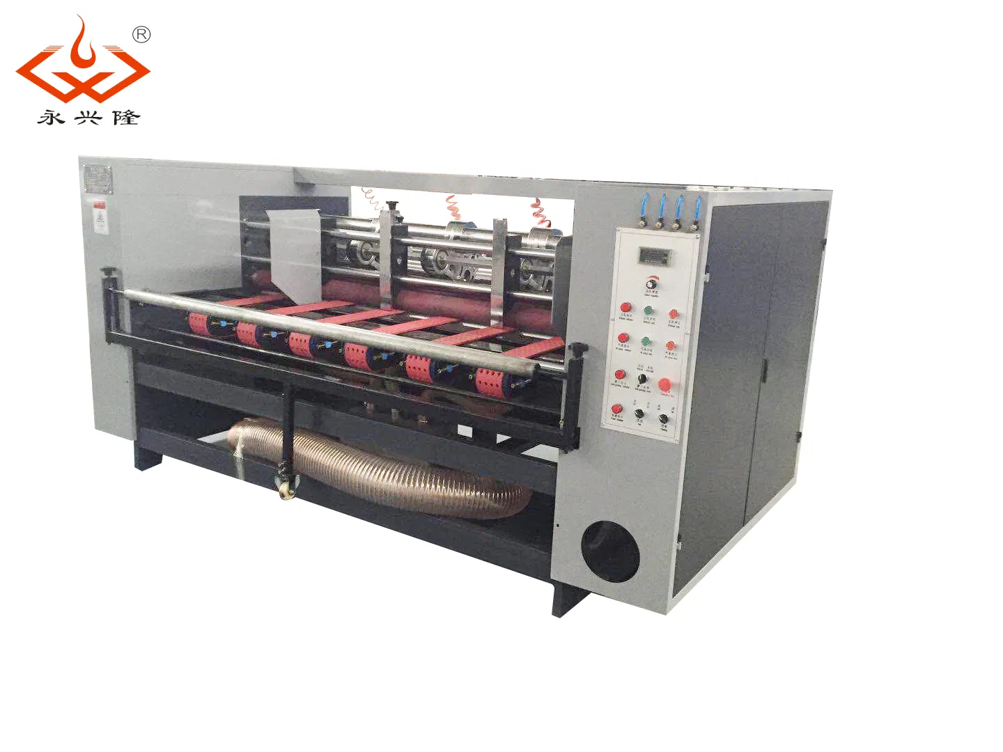High Quality Automatic Paper Feeding Thin Knife Slitting and Creasing Corrugated Cardboard Machine