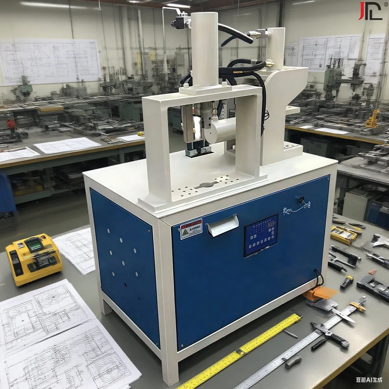 Advanced Hydraulic Metal Pipe Bending and Perforating Machine