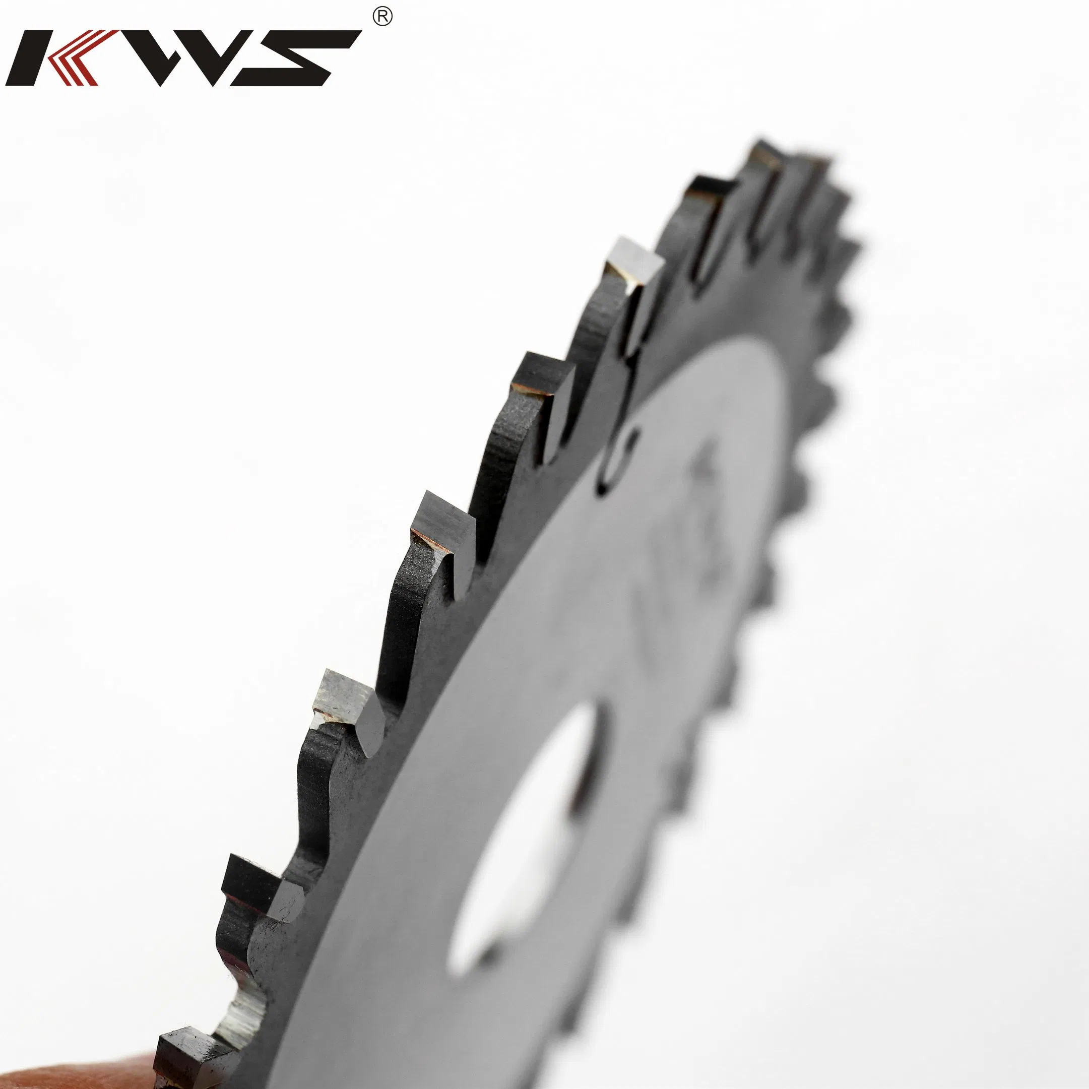 New Product Kws Tct Carbide Circular Single Conical Scoring Saw Blade Wood Cutting Woodworking Tool