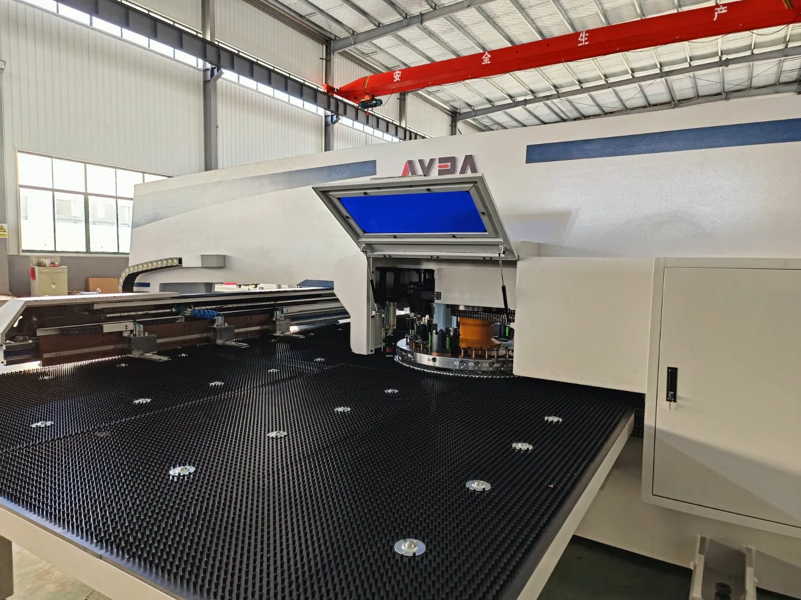 Aypa Automatic CNC Turret Metal Panel Perforating Machine Tool Perforate Complex Hole Stainless Steel Aluminum Alloy Pipe Tube Board
