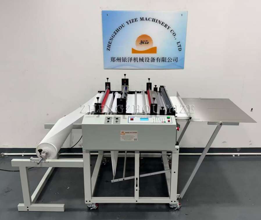 Steel Sealing Gasket Hot Melt Adhesive Tape PE Tube Clothes Label Ribbon Roll to Sheet Cutting Machine Slittiing Punching Machine