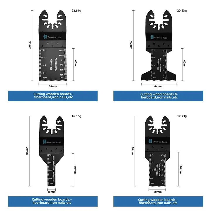 Oscillating Saw Blades for Wood Cutting