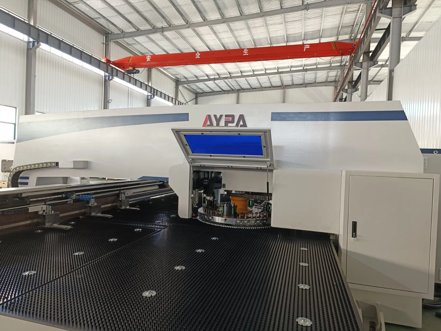 Automatic CNC Turret Metal Panel Perforating Machine Tools Perforate Complex Hole Stainless Steel Aluminum Alloy Pipe Tube Board