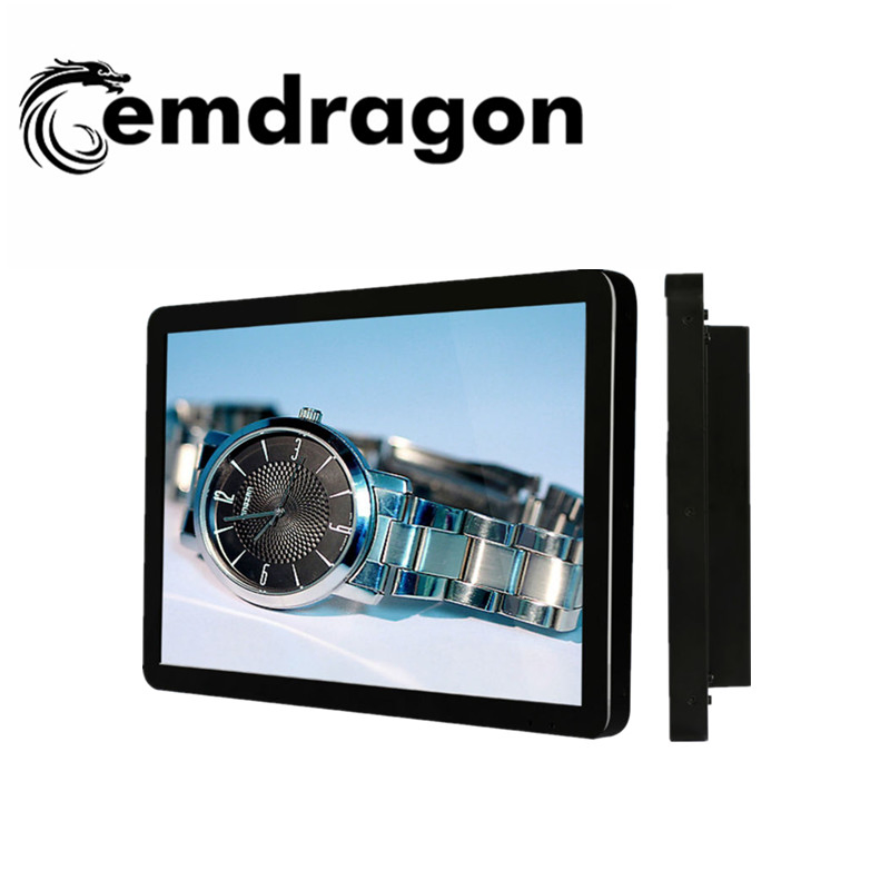 Gemdragon LCD TV Screen 22 Inch Full HD 1080P Bus Video Player Advertising Display Screen Tools Quality Car LCD Digital Signage