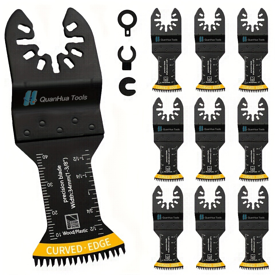 Wholesale Curved Cutting Oscillating Saw Blade High Frequency Welded for Wood Plastics Multi-Tool Kits